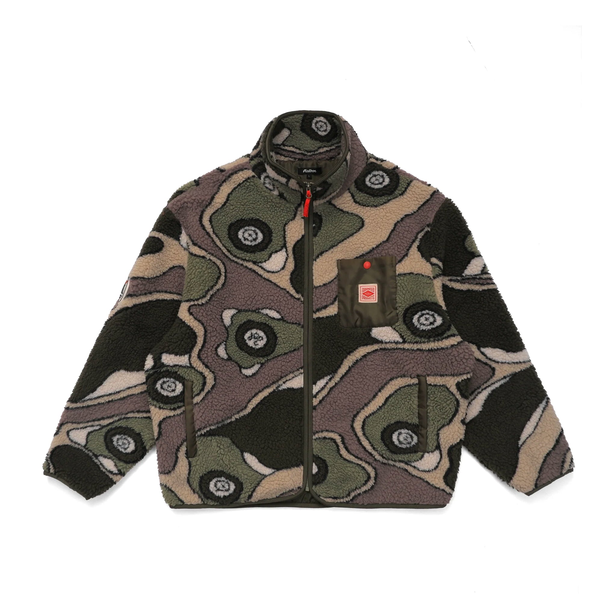 Malbon Golf Mens Powell Sherpa Jacket – Extra Butter