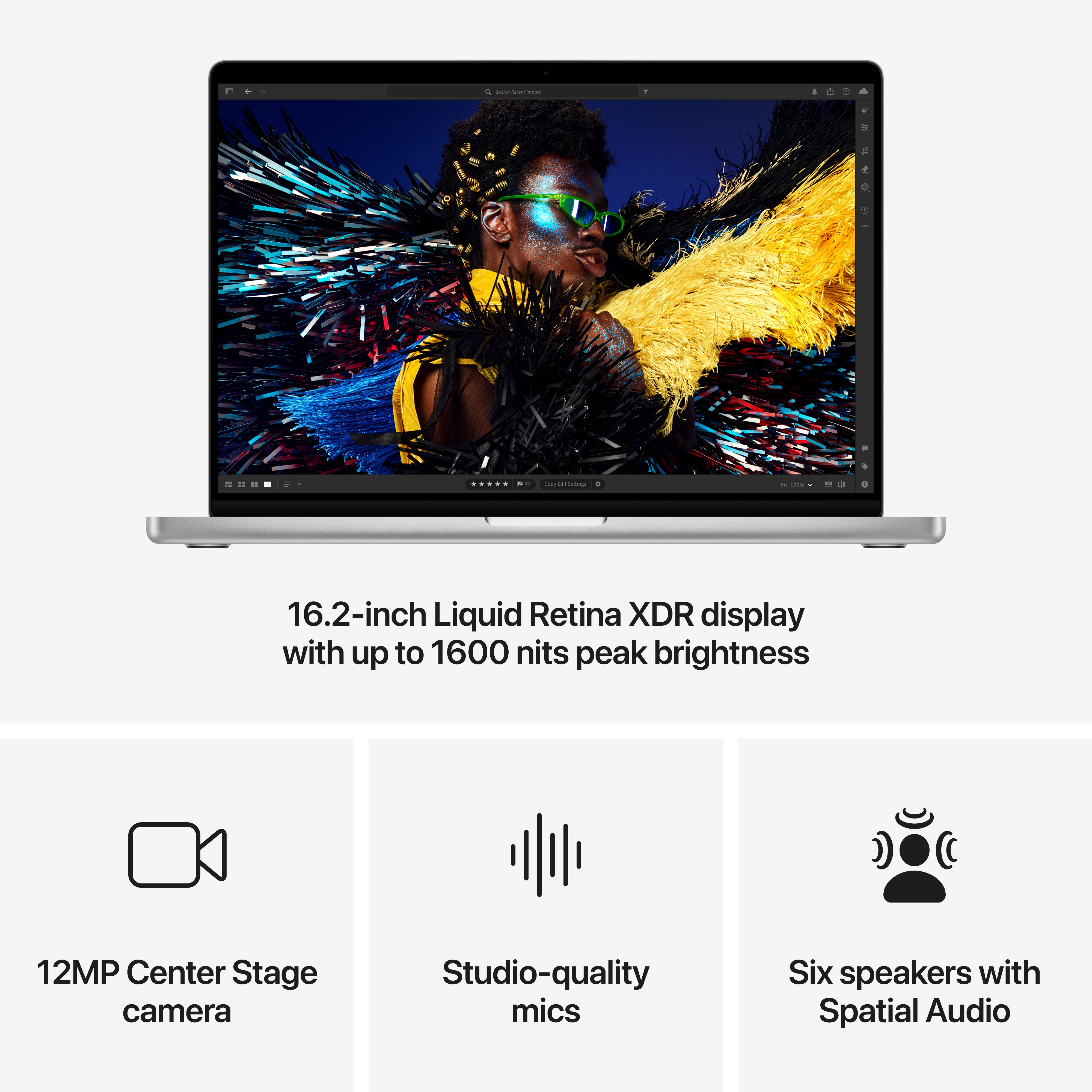 16-inch MacBook Pro with M4 Pro or Max - Standard Display - Silver