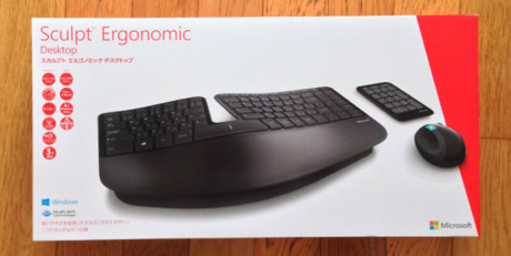Microsoft Sculpt Ergonomic Desktop キーボードを購入しました