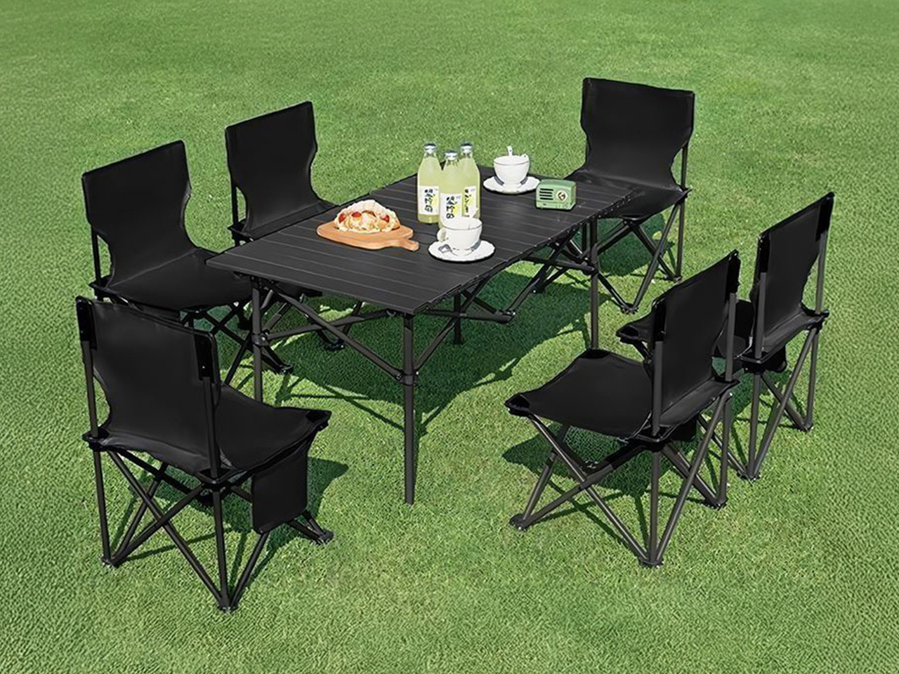 アウトドアテーブル＆チェア 7点セット ｜ ezcamp