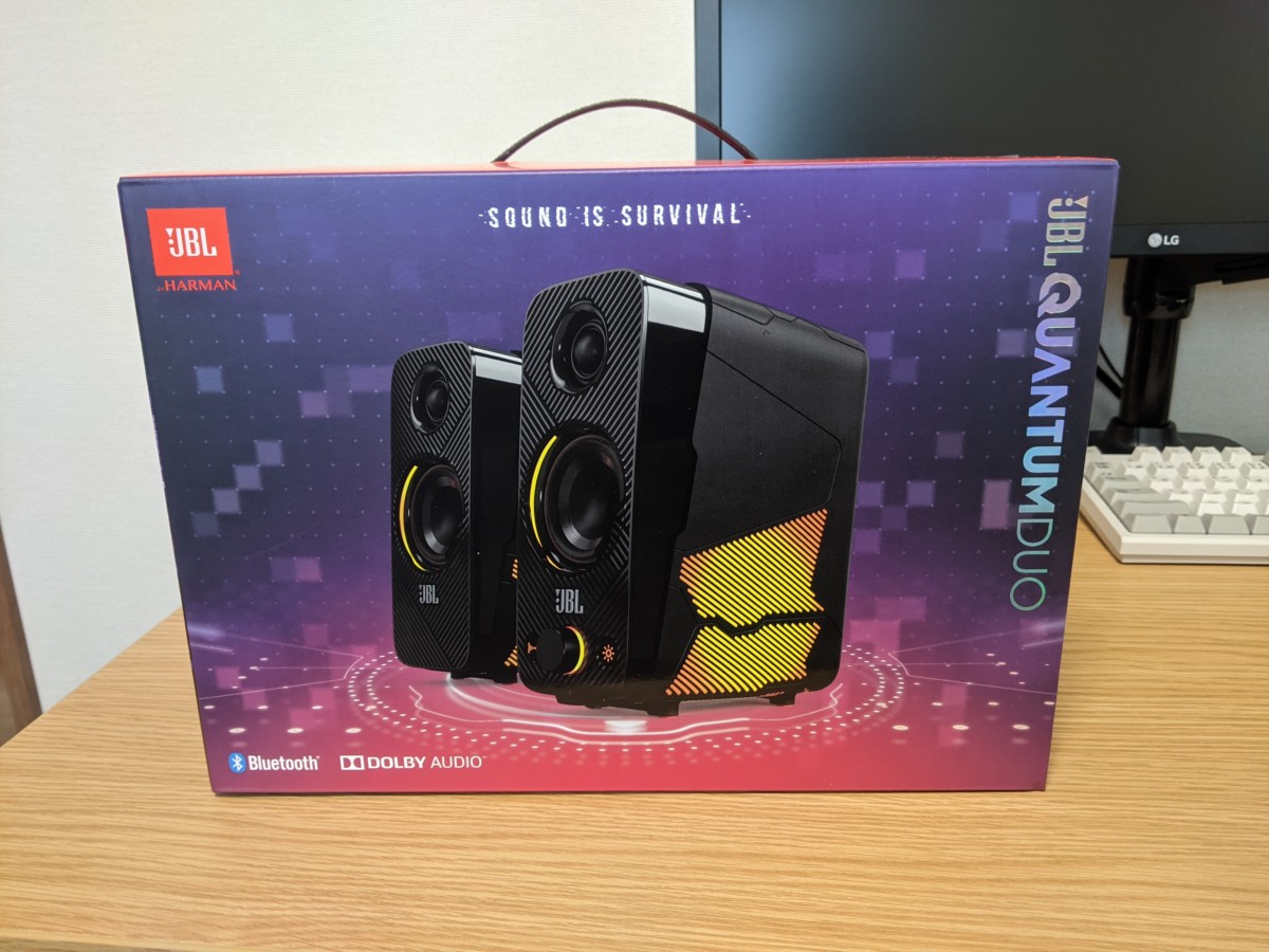 JBL「Quantum DUO」：音と光の迫力があるゲーミングスピーカー