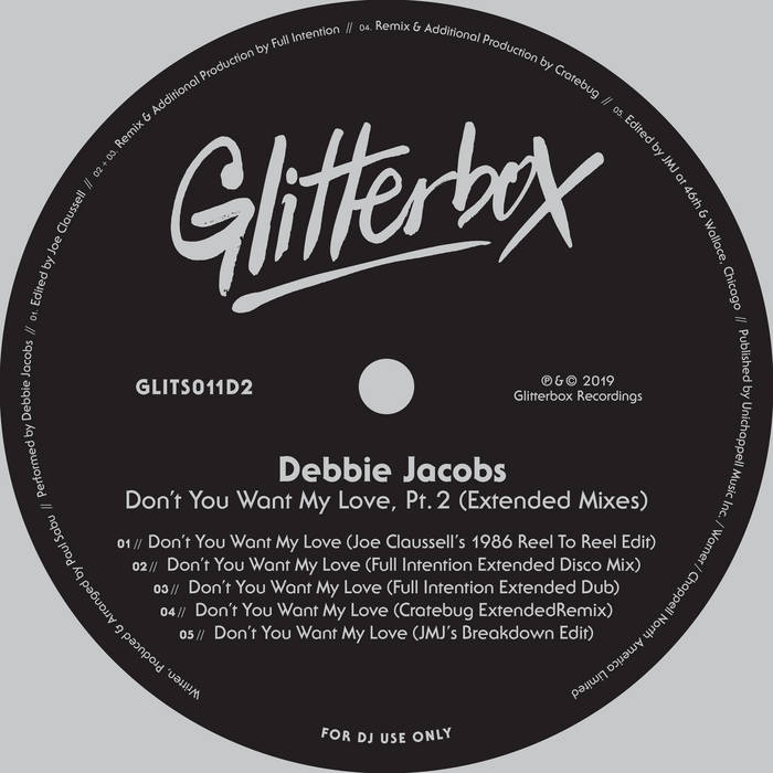 Don't You Want My Love, Pt. 2 (Extended Mixes) | Debbie Jacobs