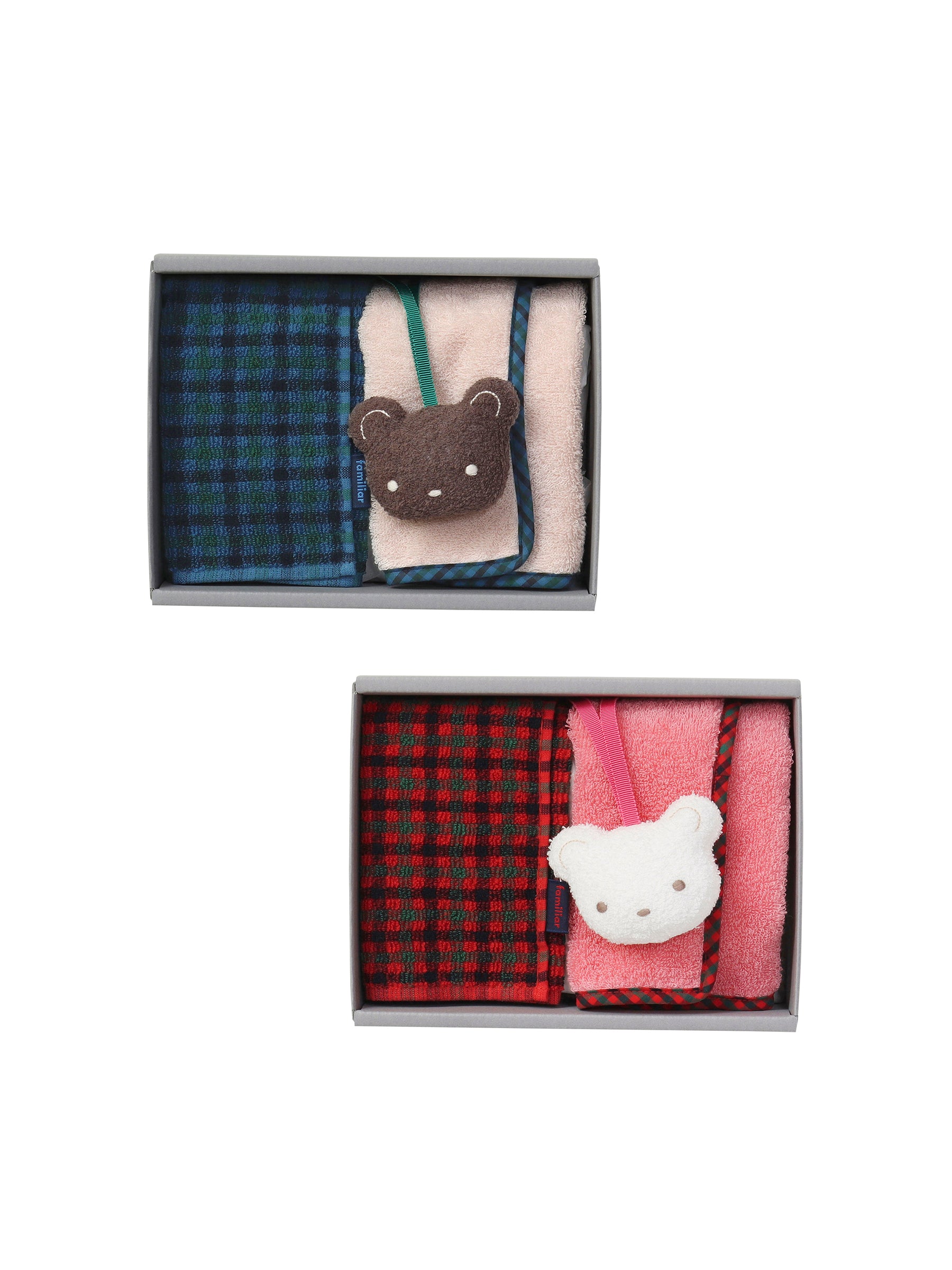 ギフトセット（タオルハンカチ2枚・マスコット）｜ファミリア公式
