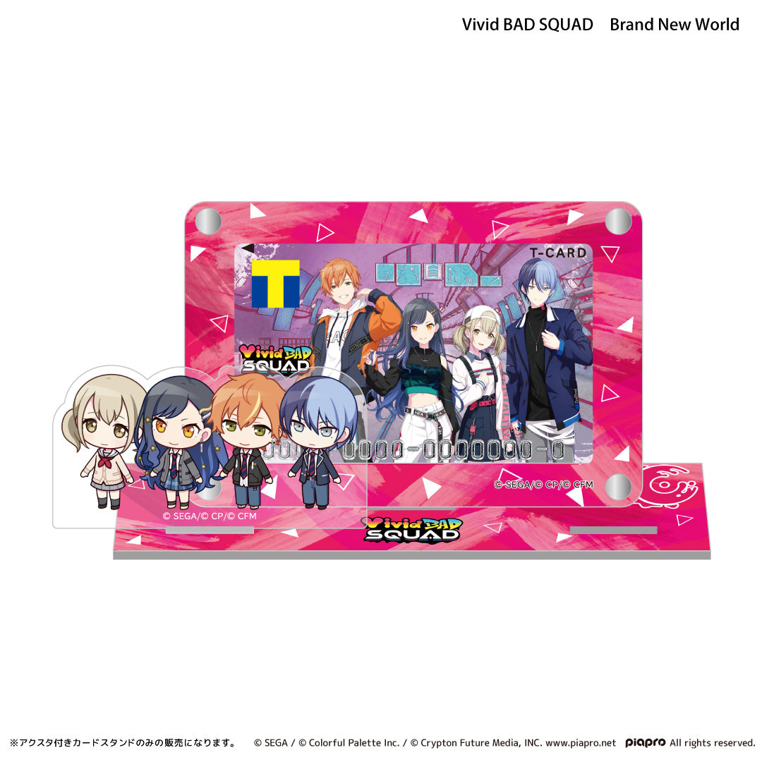 アクスタ付きカードスタンド（Vivid BAD SQUAD Brand New World