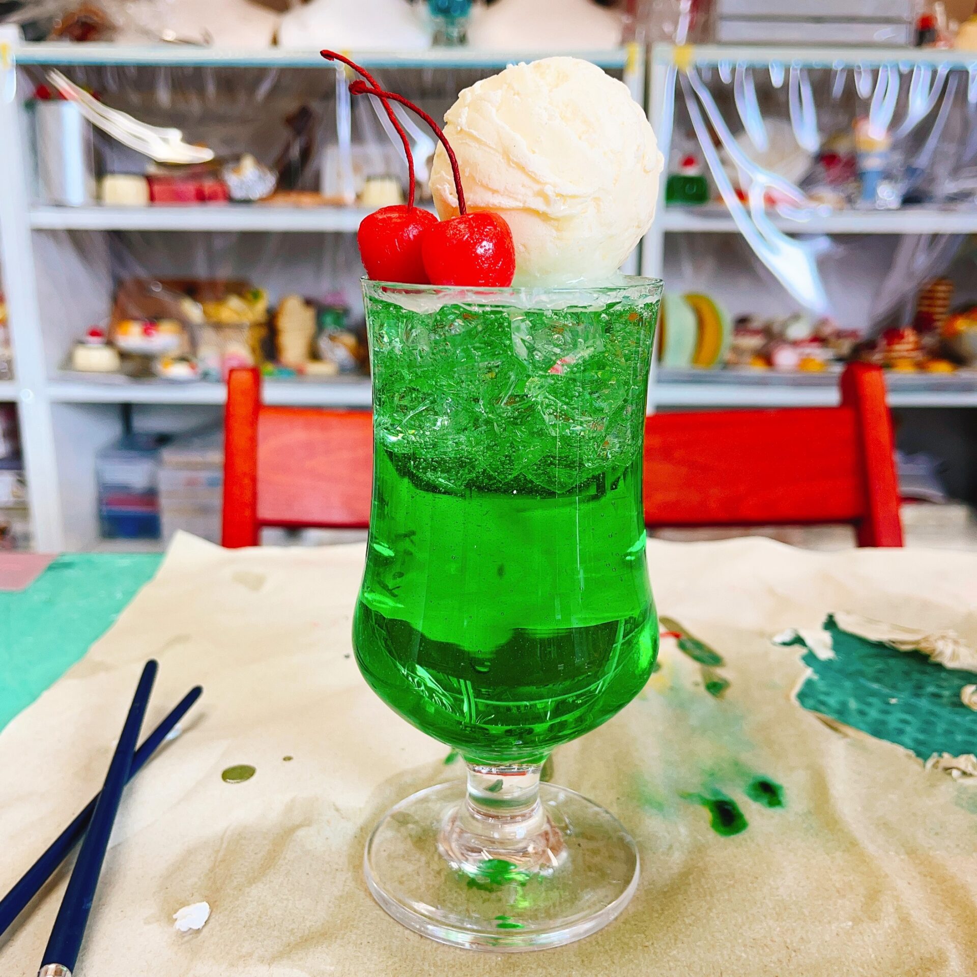 食品サンプルアート体験教室「映えるクリームソーダ」 | 食品サンプル