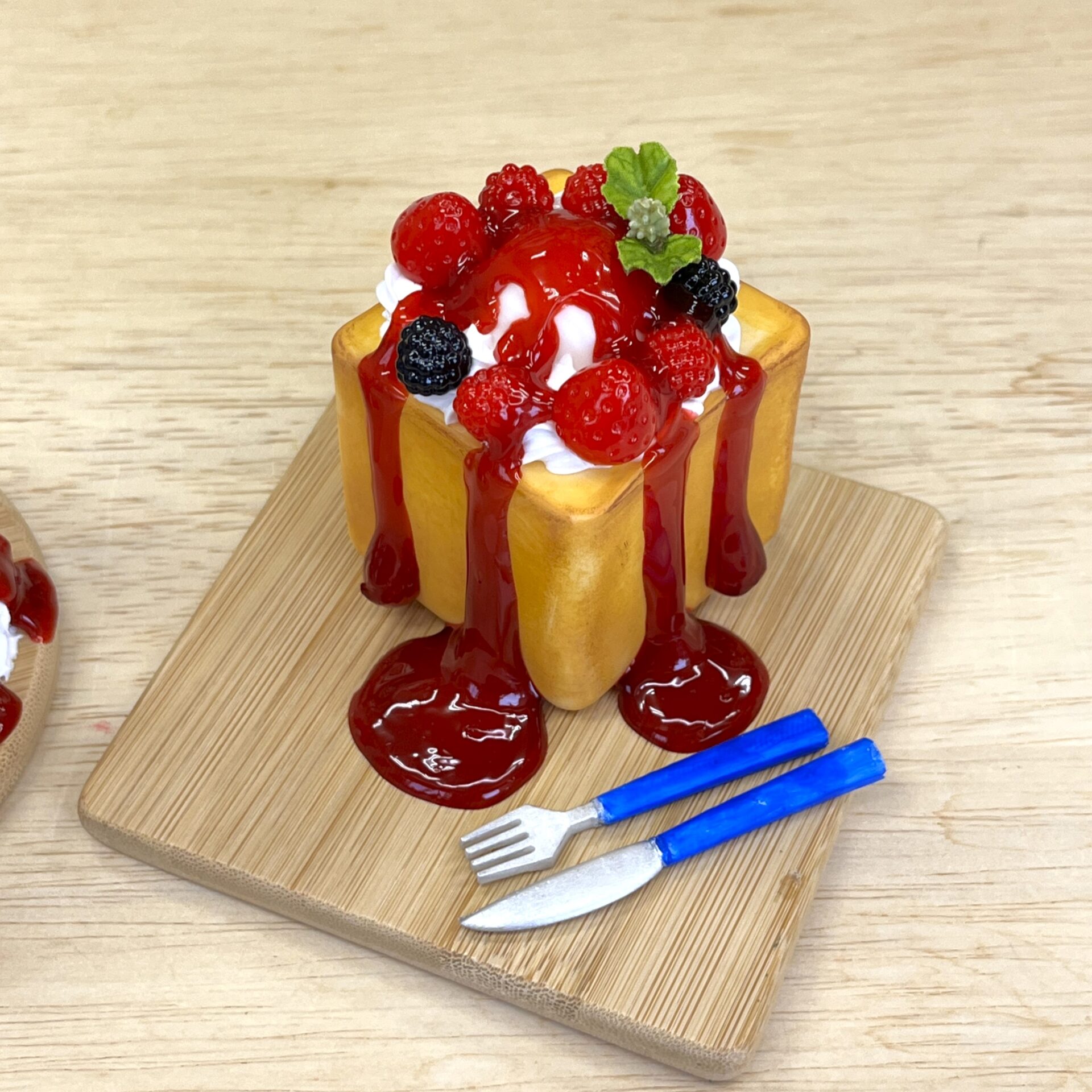 ぷち食品サンプル「ハニートースト」作りました | 食品サンプル