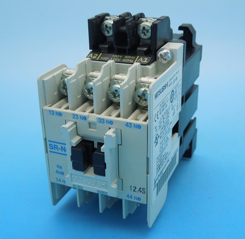 SR-N4 AC100V 4a コンタクタ形電磁継電器 三菱電機 ランクS中古品 / FA