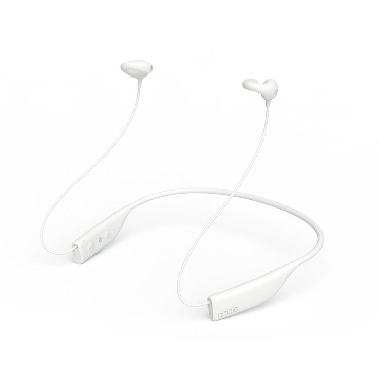 レンタル] 耳を塞がないイヤホン ambie ワイヤレスイヤカフ ホワイト
