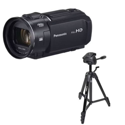 レンタル] パナソニック フルHDデジタルビデオカメラ HC-V900 三脚 EX