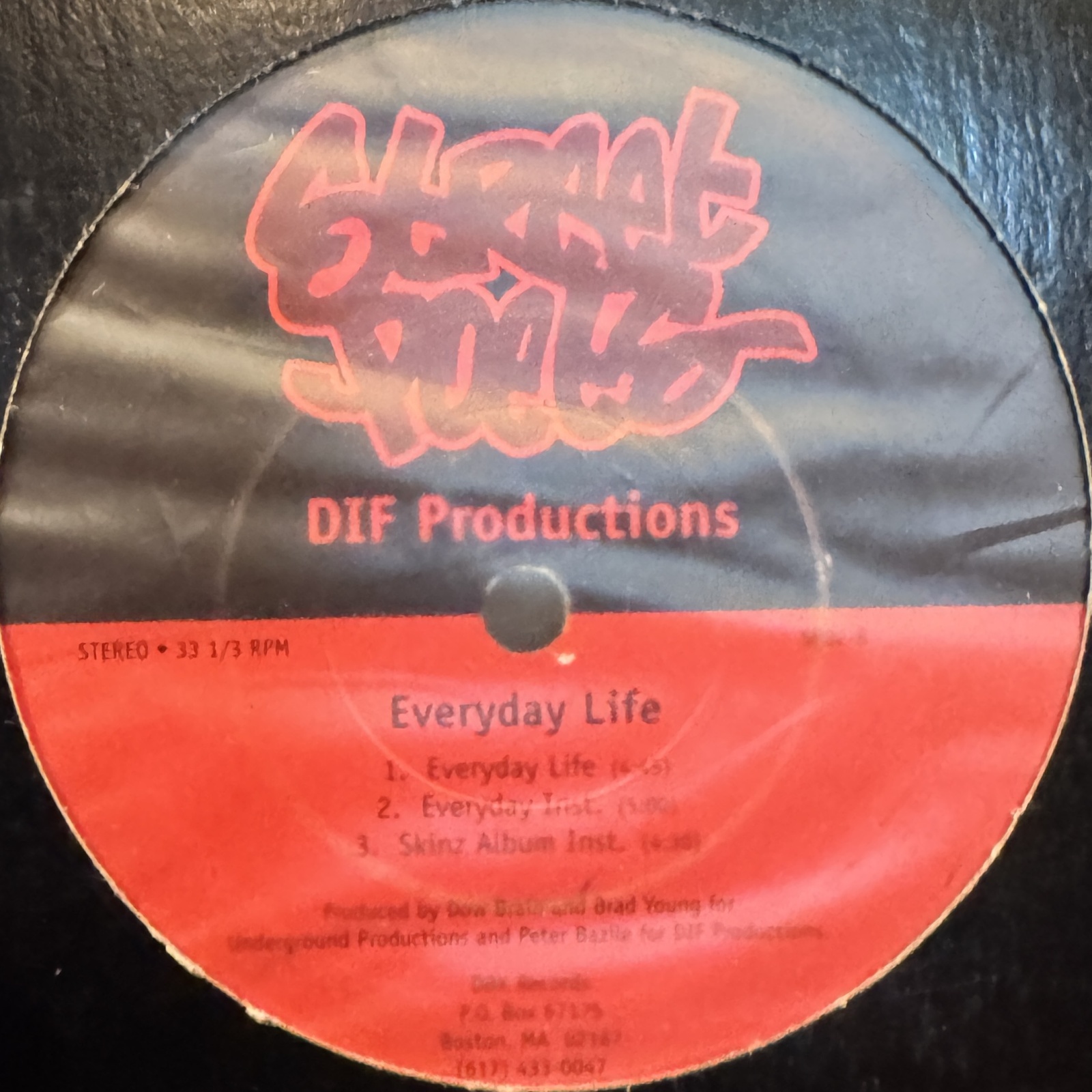 Street Poets (DIF Productions) - Skinz (b/w Everyday Life) (12