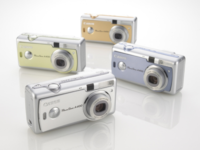 コンパクトデジタルカメラ】デジタルカメラPowerShot A400機種仕様