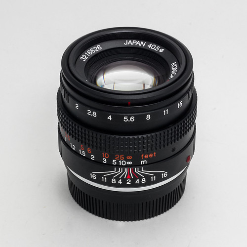 tokinon 50/1,4 - Standard Lens collection. : KONICA M-HEXANON LENS