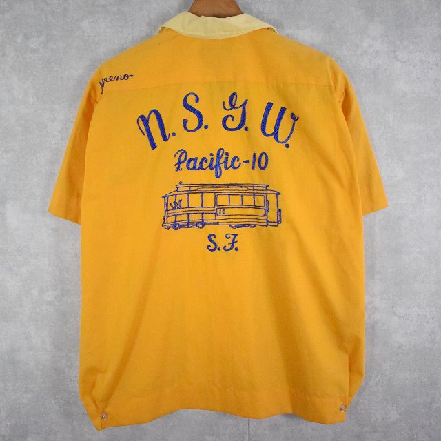 60s 60年代 ダンブルック ボウリングシャツ ボーリングシャツ