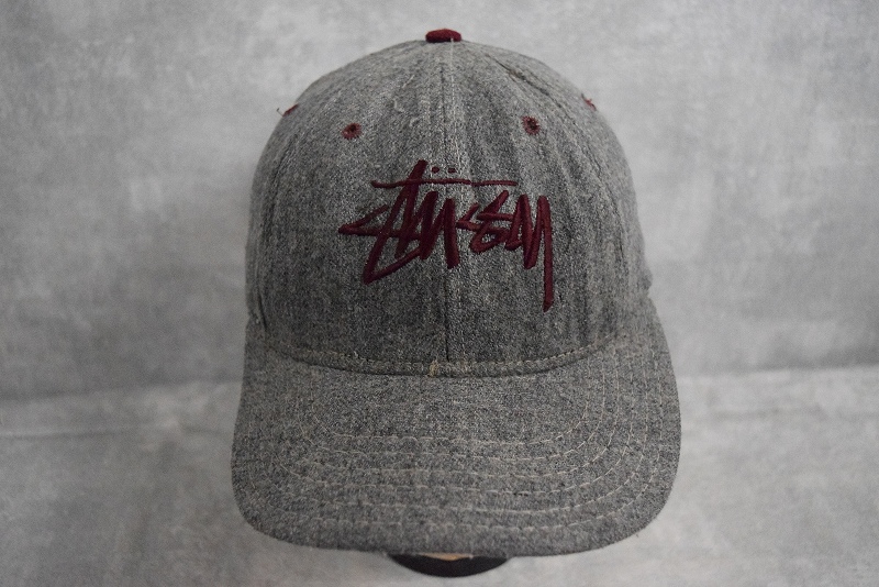 80s 90s 80年代 90年代 オールドステューシー 帽子 OLD STUSSY グレー