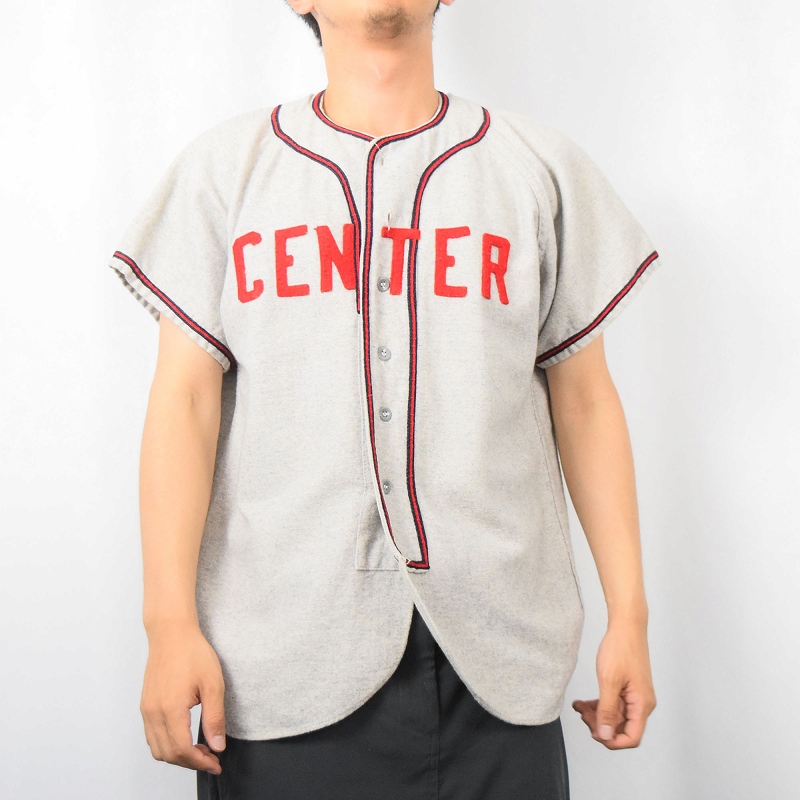 40s～50s ヴィンテージ＜アメリカ ベースボールシャツ＞M1652c 40s 50s