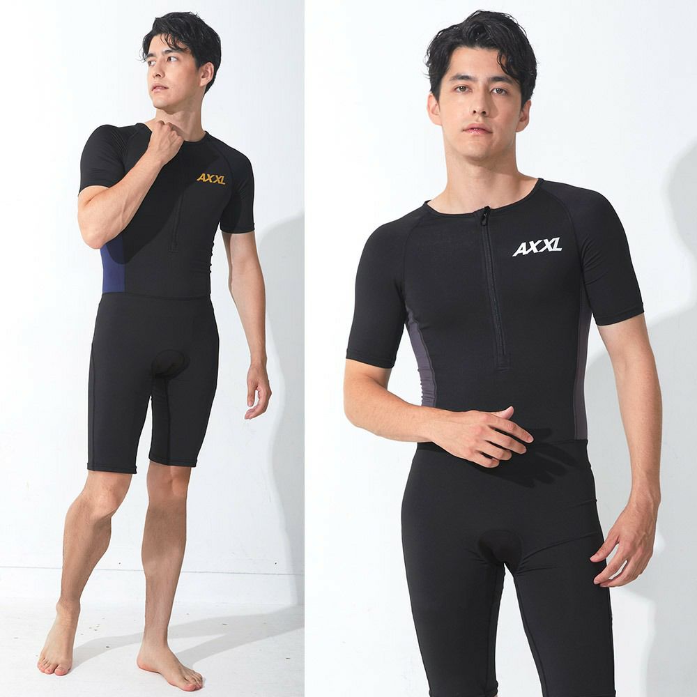 AXXL SUITS メンズ トライアスロン トライスーツ 半袖 S～XXL 全2色