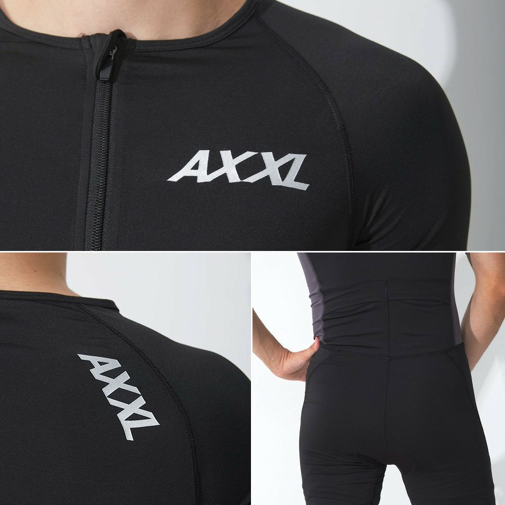 AXXL SUITS メンズ トライアスロン トライスーツ 半袖 S～XXL 全2色