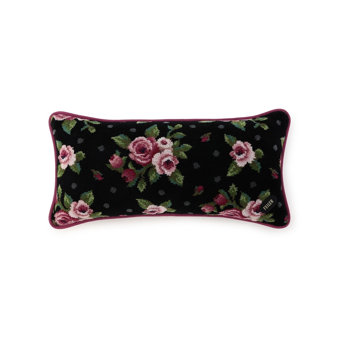 マイジュリエット 横長クッション MJT-257384(ブラック): FEILER