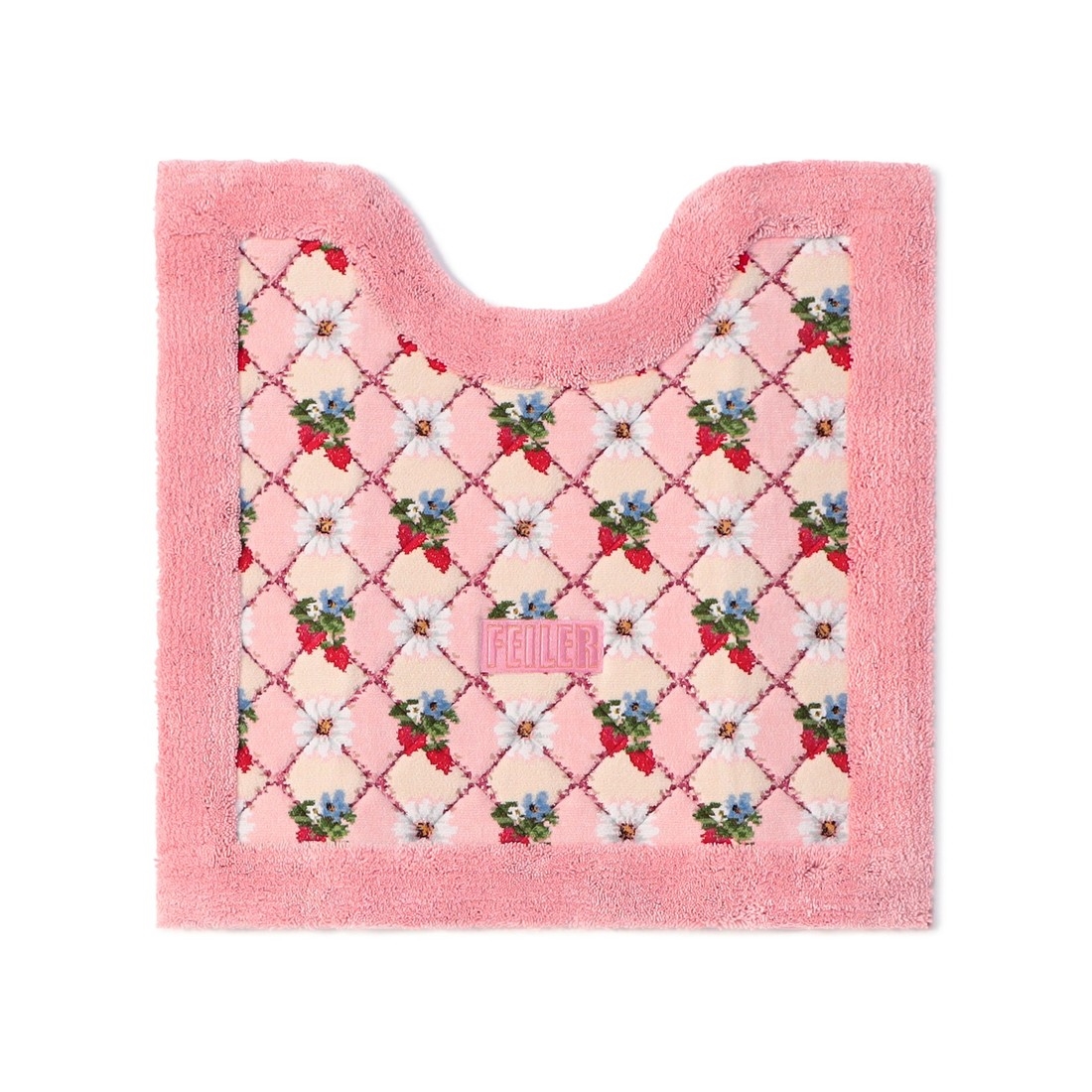 ハブアワンダフルデイ！ トイレマット HWD-241496(ペールピンク