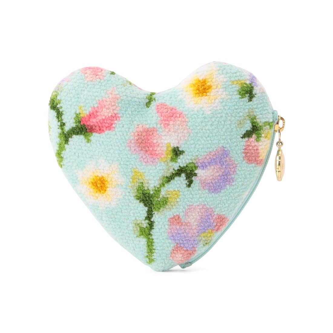 スウィートスイートピー ハートポーチ SSP-251135(ペールグリーン