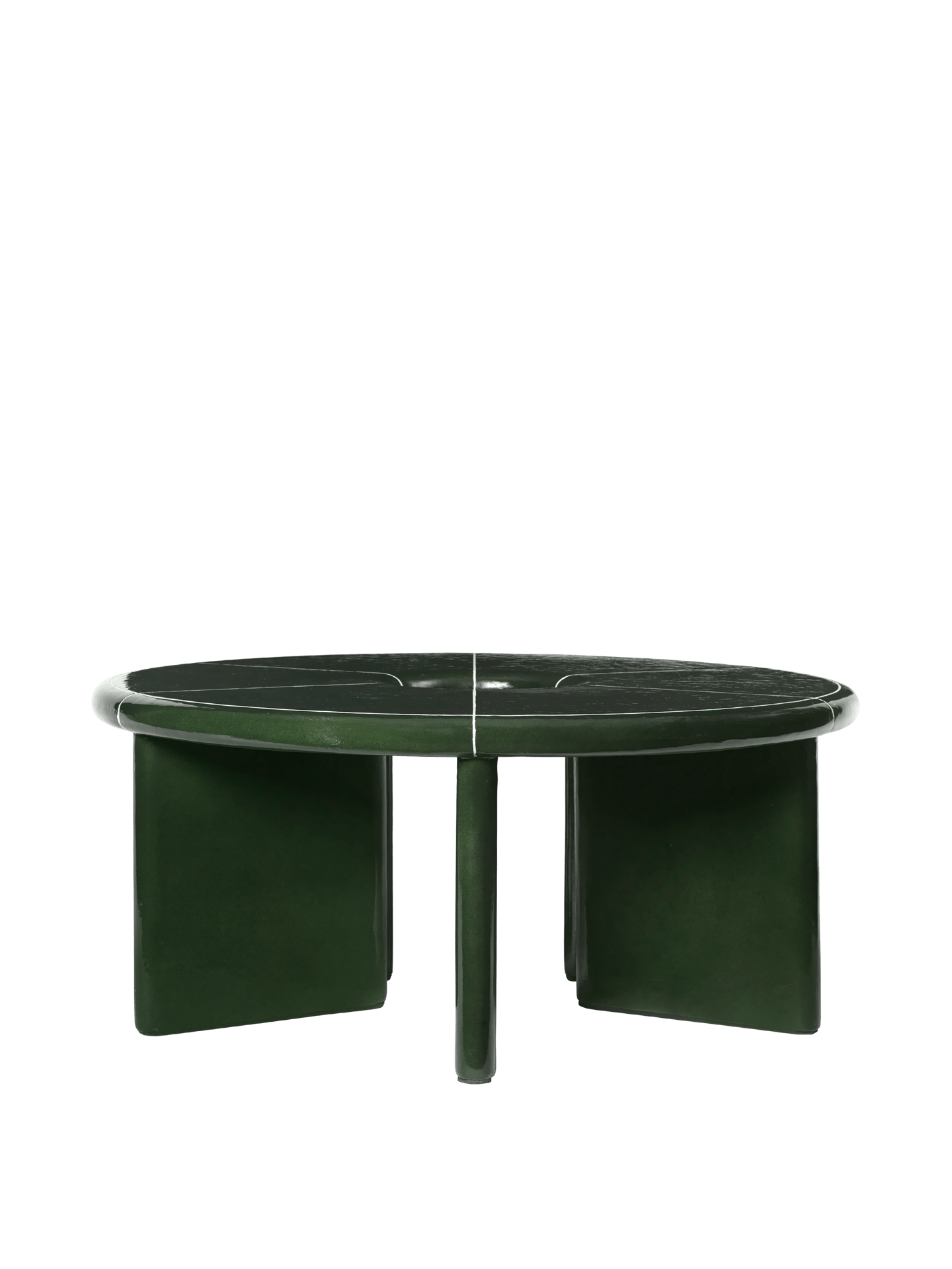 Deya Coffee Table - Ø80 cm - Dark Green – Ferm Living