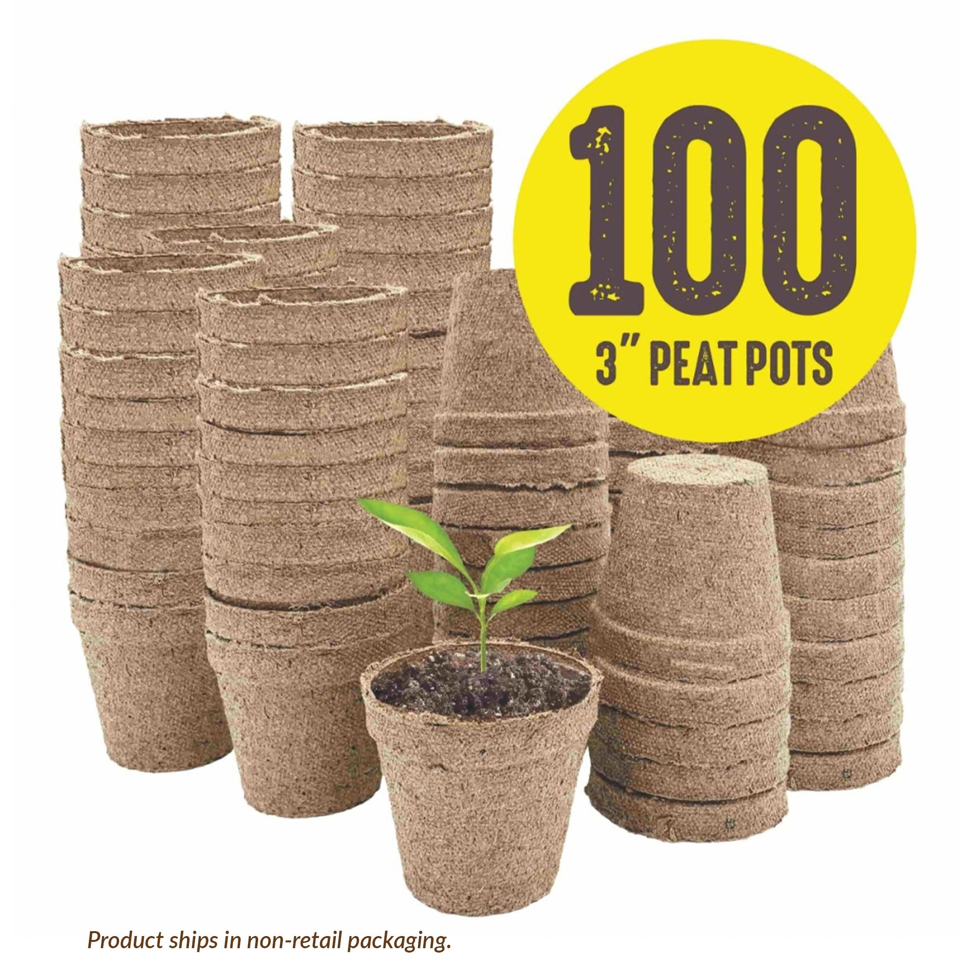 Jiffy-Pots, 3 inch Biodegradable Peat Pots – Ferry-Morse