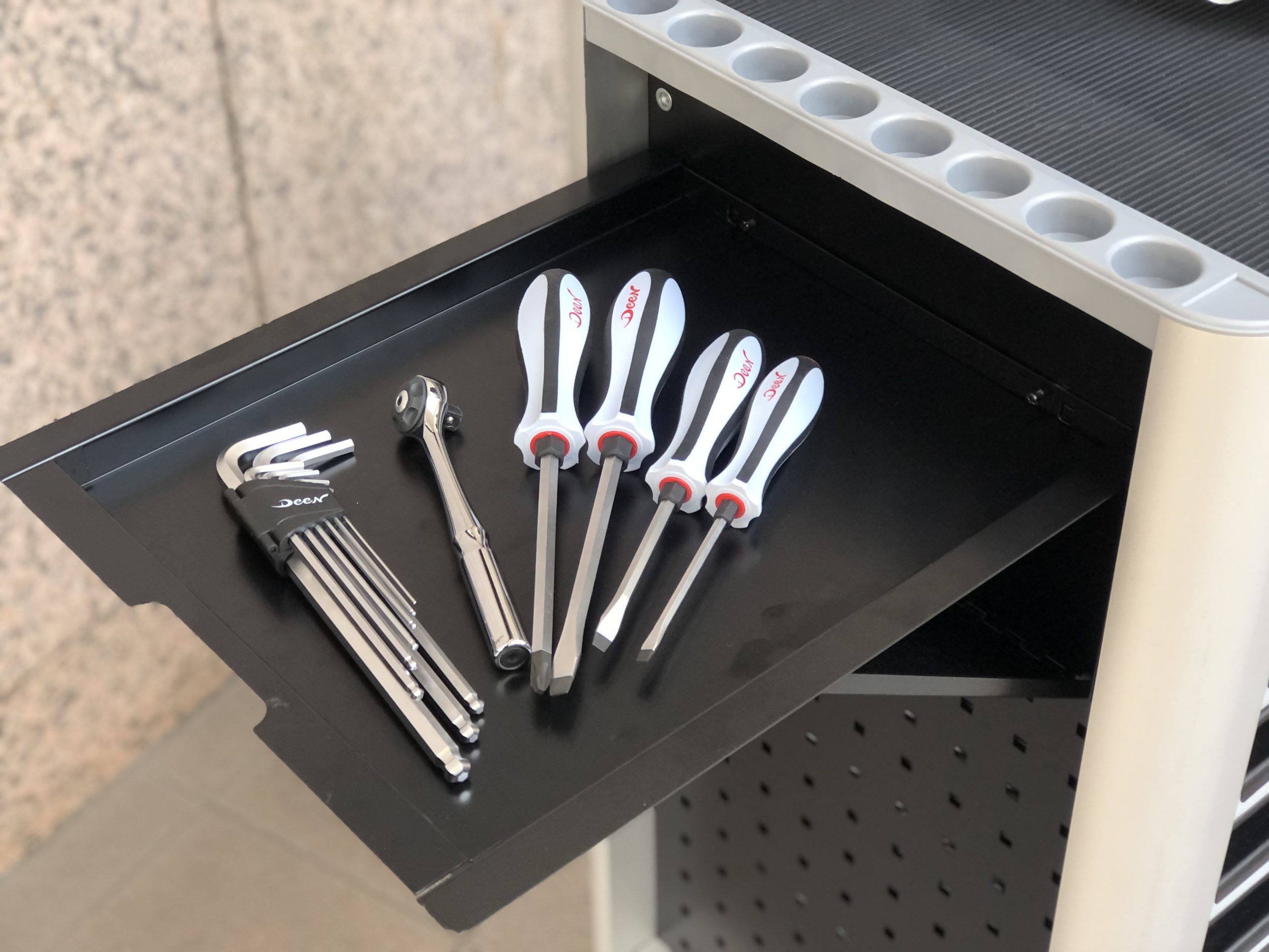 DEEN 新型7段キャビネット ブラック DNX7071 | ファクトリーギア