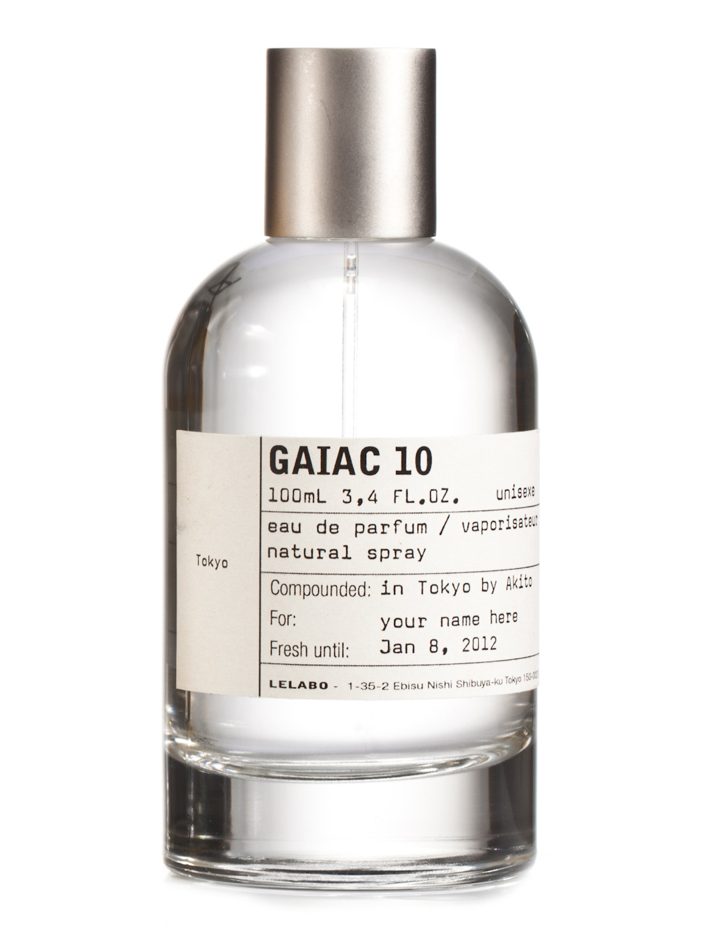 Gaiac 10 Tokyo Le Labo perfume - a fragrância Compartilhável 2008
