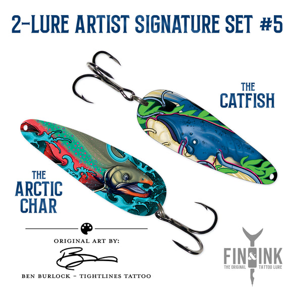 Fin & Ink Lures | Artist Signature Set #5 - Ben Burlock