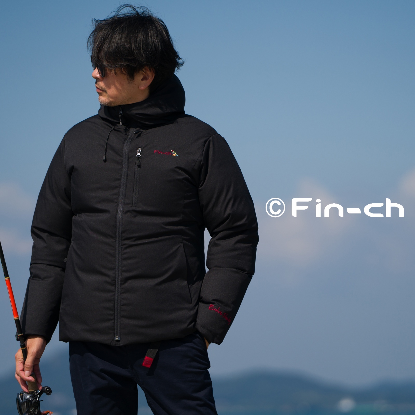 Rabida Down Jacket khaki （ラビダダウンジャケット)漆黒色（しっこく