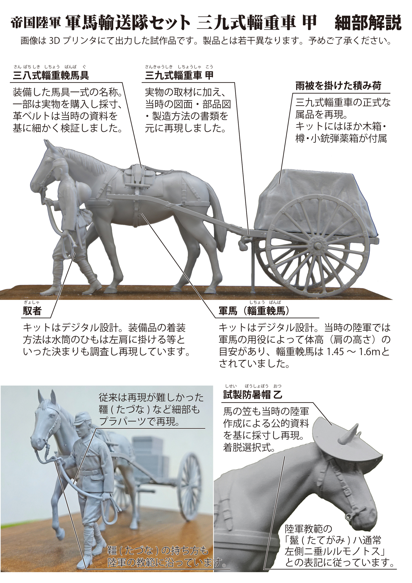 1/35帝国陸軍三九式輜重車甲_ファインモールド