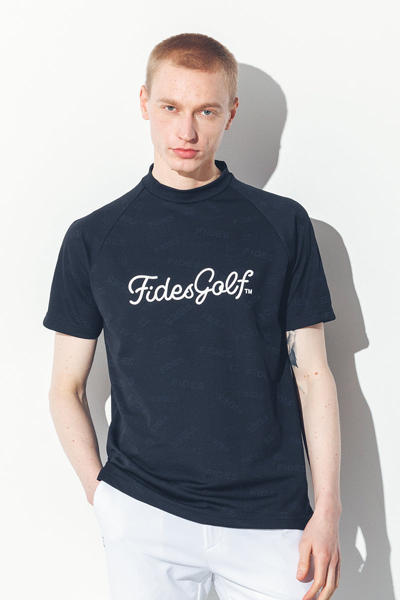 JACQUARD MOCK NECK S/S – FIDES