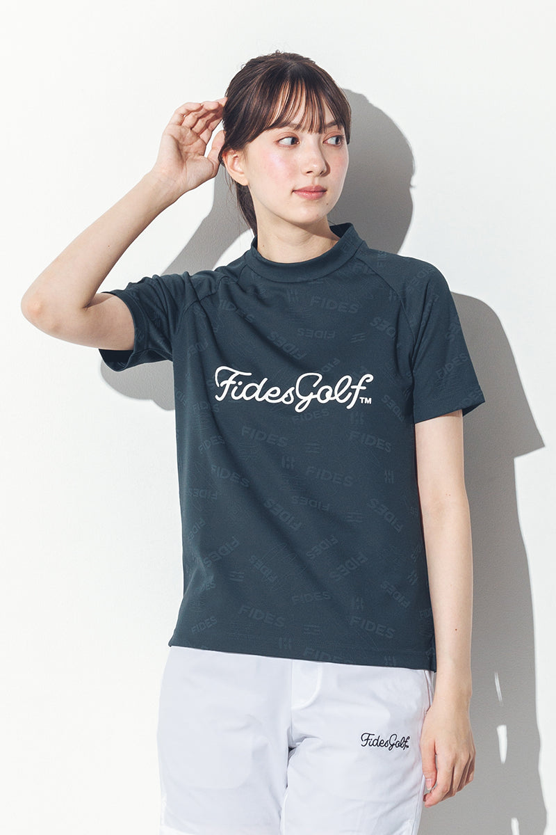 JACQUARD MOCK NECK S/S – FIDES