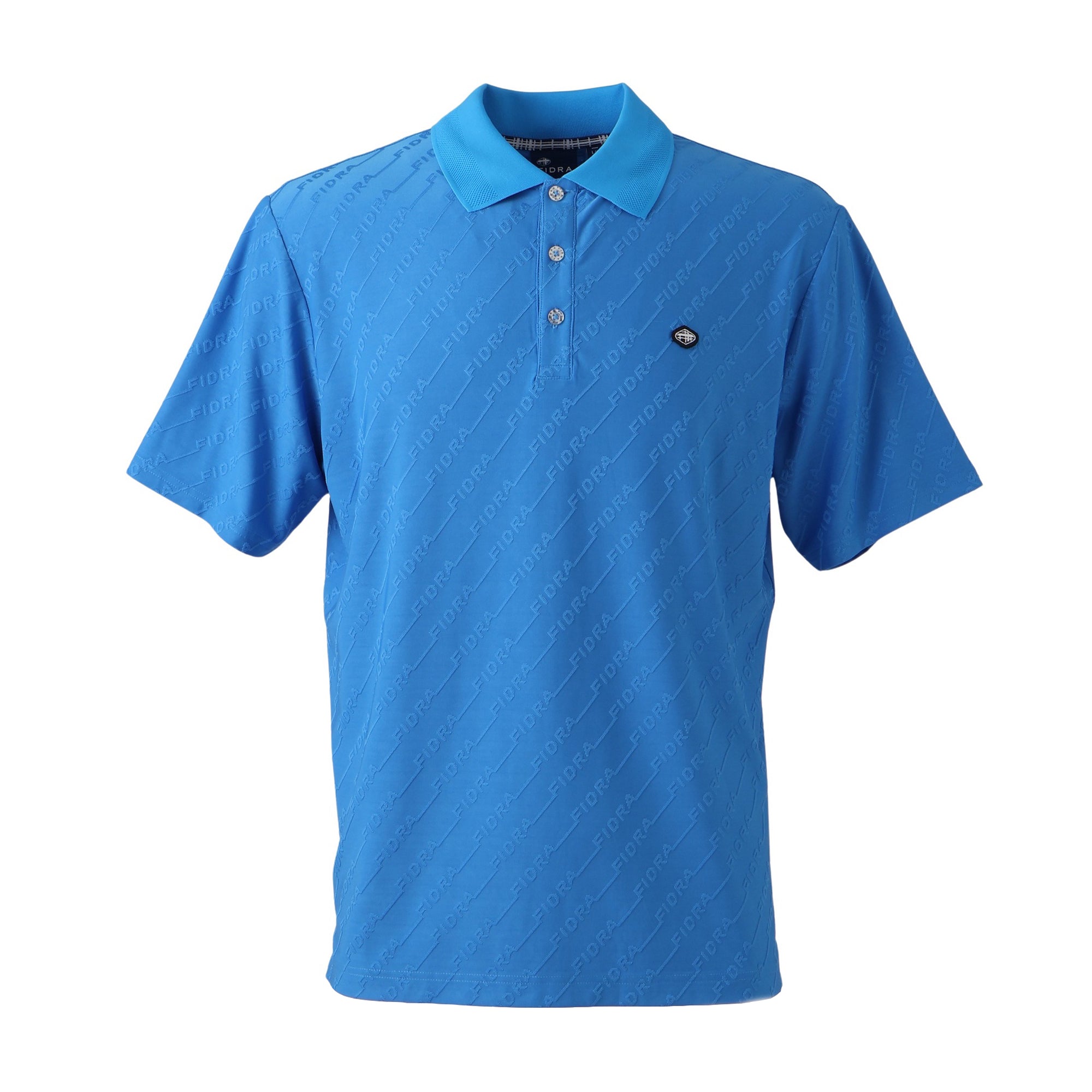 バイヤスジャガードポロ【メンズ】ライトブルー – FIDRA