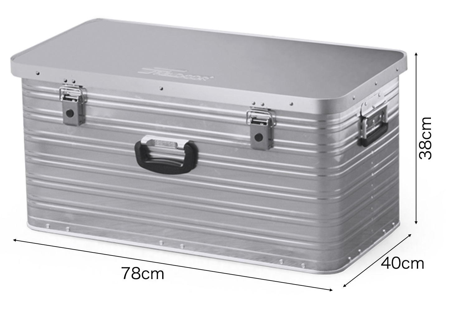 FIELDOOR（フィールドア） | アルミコンテナボックス シルバー S/M/L