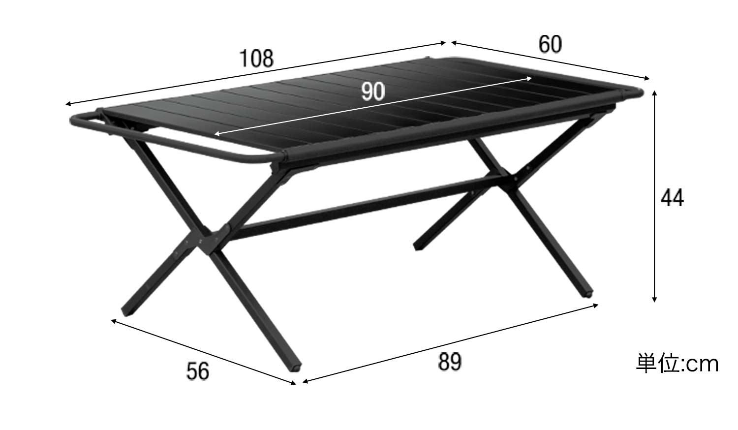 FIELDOOR（フィールドア） | アルミロールトップテーブル108
