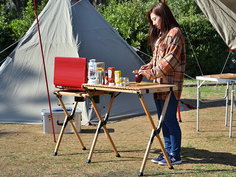 FIELDOOR（フィールドア） | 新製品情報 | ウッドロールキッチンテーブル