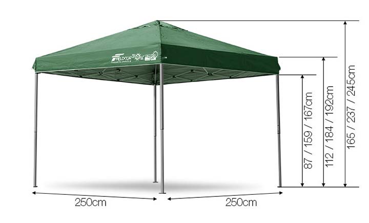 FIELDOOR（フィールドア） | タープテント強化版（アルミ）