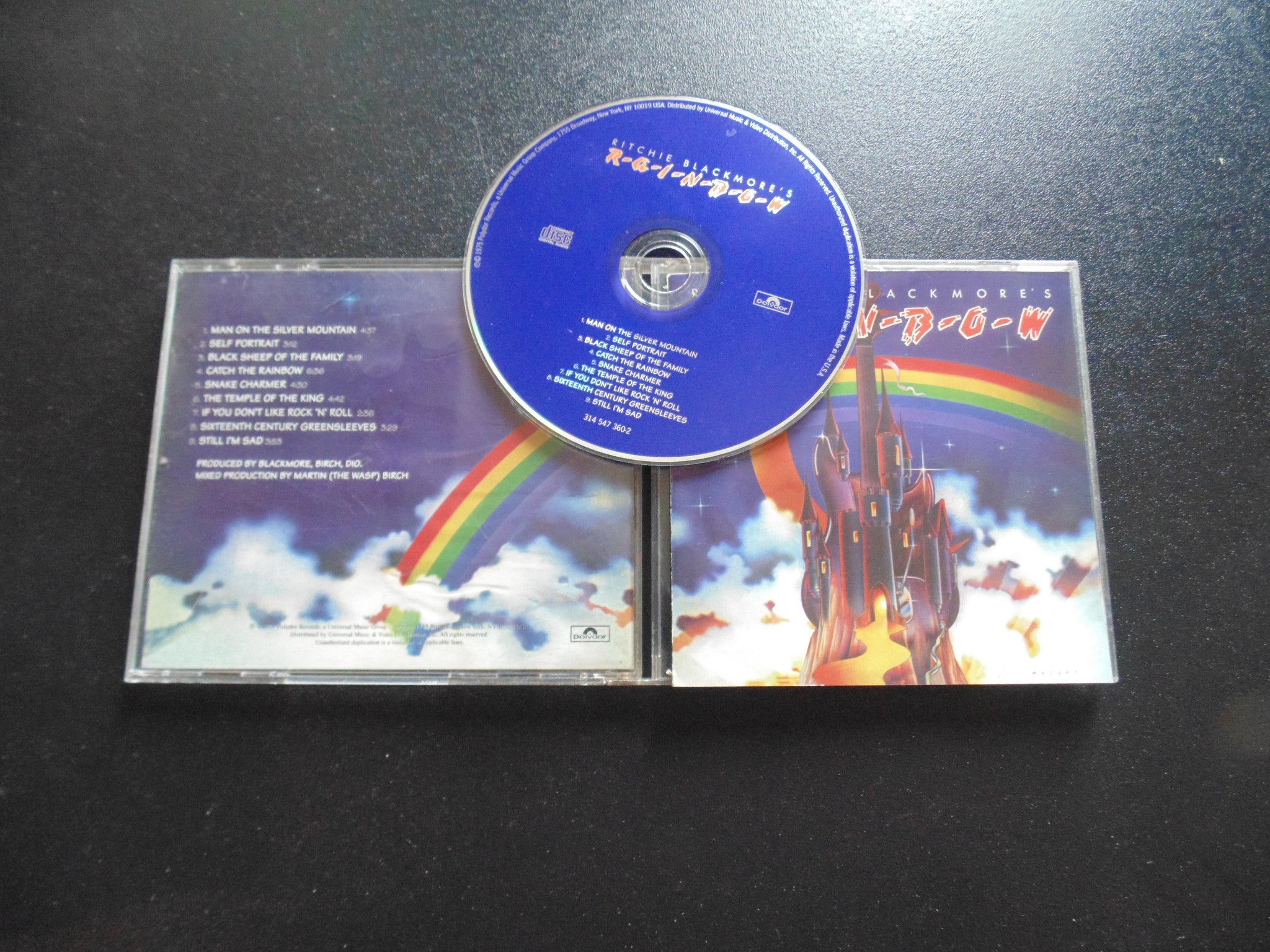 Ritchie Blackmore's Rainbow CD, Dio, Deep Purple, Remastered, Fibits: