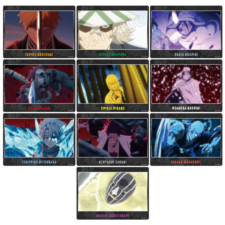 BLEACH トレーディングクリアカード｜むにゅぐるみパティオ公式サイト