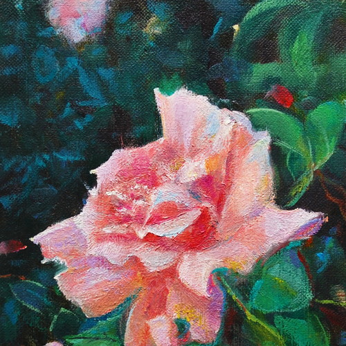 ピンクのばら by 山口ミドリ - 絵画販売・購入・レンタル（サブスク