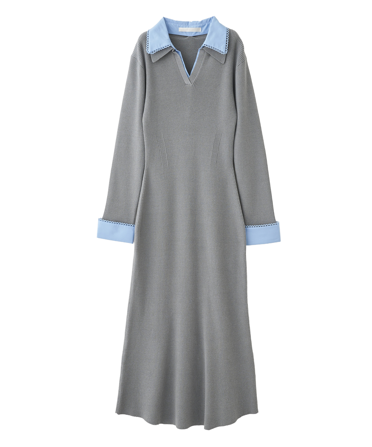 ダブルカラーニットワンピース｜PETAL ONLINE（ペタルオンライン）