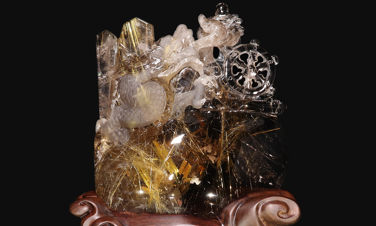 ルチルクォーツ龍彫り掲載一覧ページ - ルチルクォーツ専門店【フォー