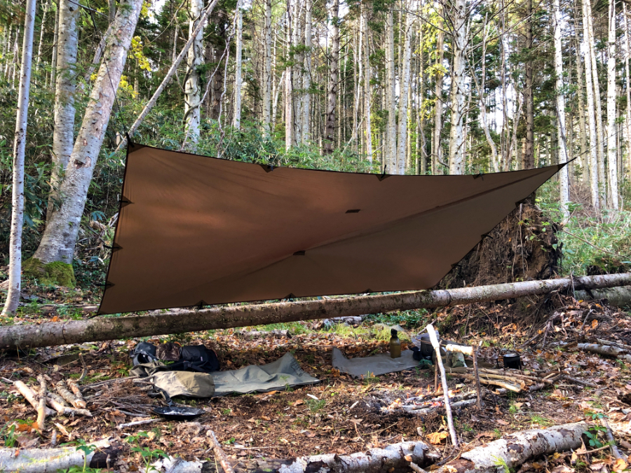 Day Trip Tarp（デイトリップタープ） - ブッシュクラフト・キャンプ