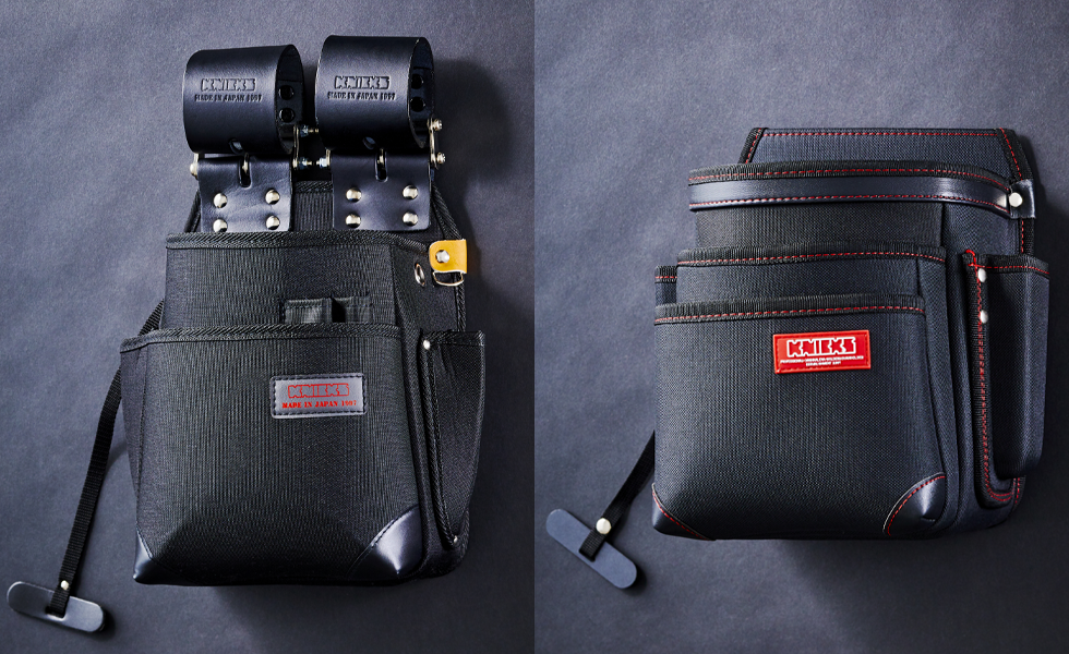 KCA-7510B／3ポケット2×2工法用釘袋 - knicks