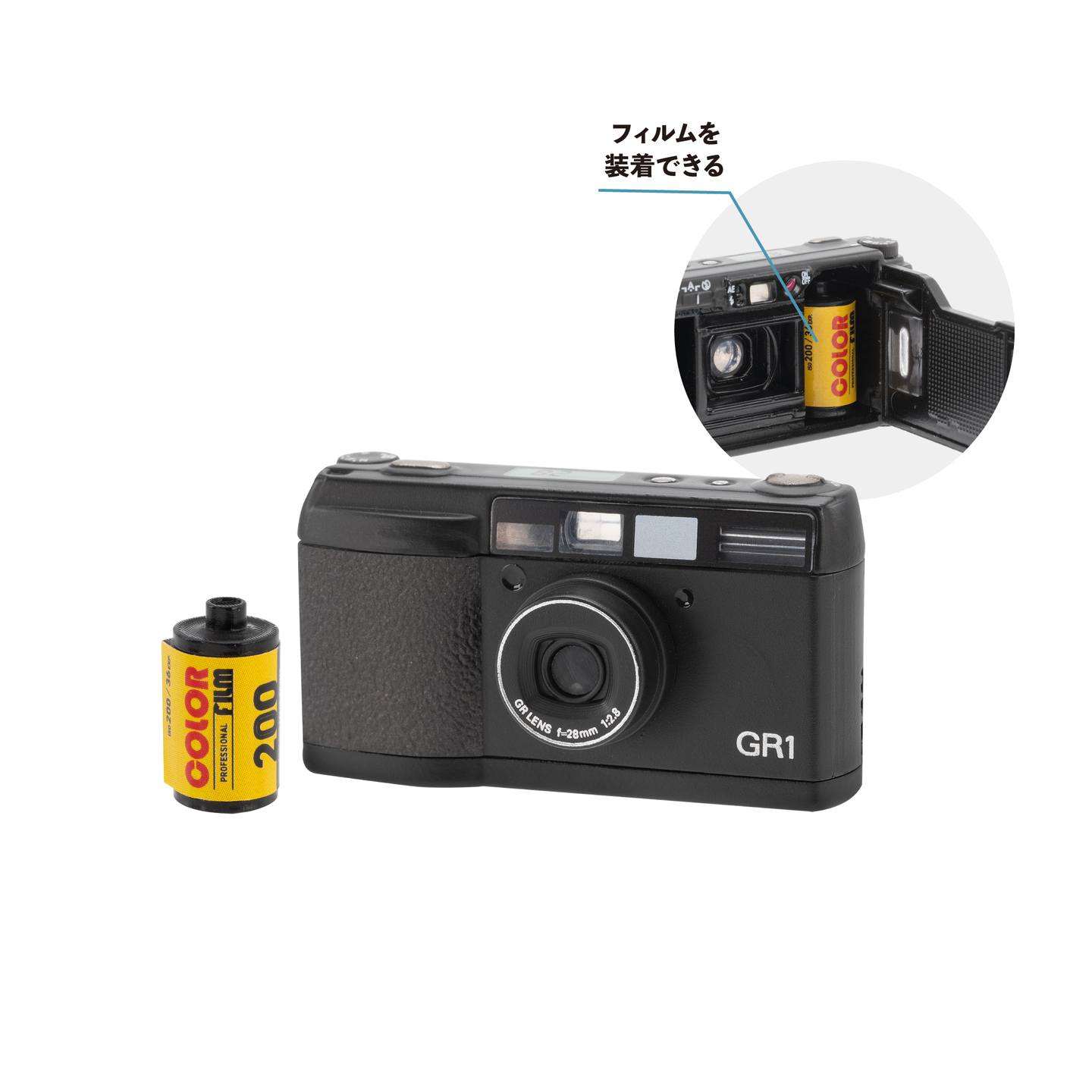 RICHO GR1 黒色 コンパクトフィルムカメラ未使用品当時物 2026年最新