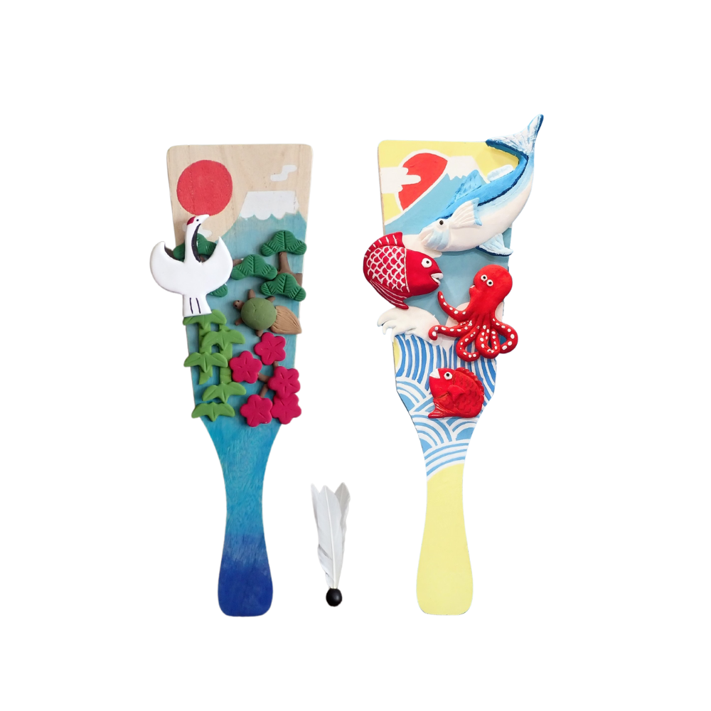 羽子板(羽根付き) | 美術出版エデュケーショナル | 図工・美術教育商材