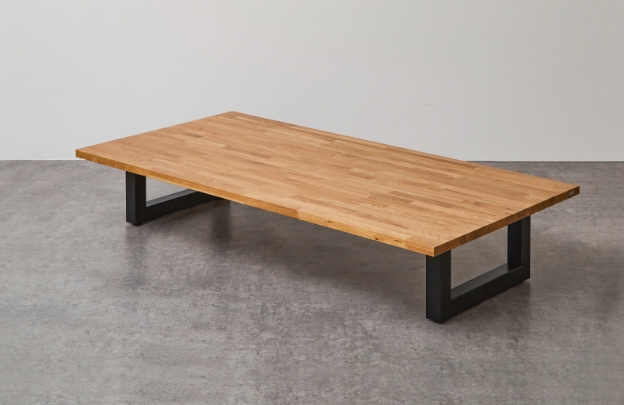 オーク MOSAIQUE 無垢材 ローテーブル 180cm×90cm サイズ1cm単位で