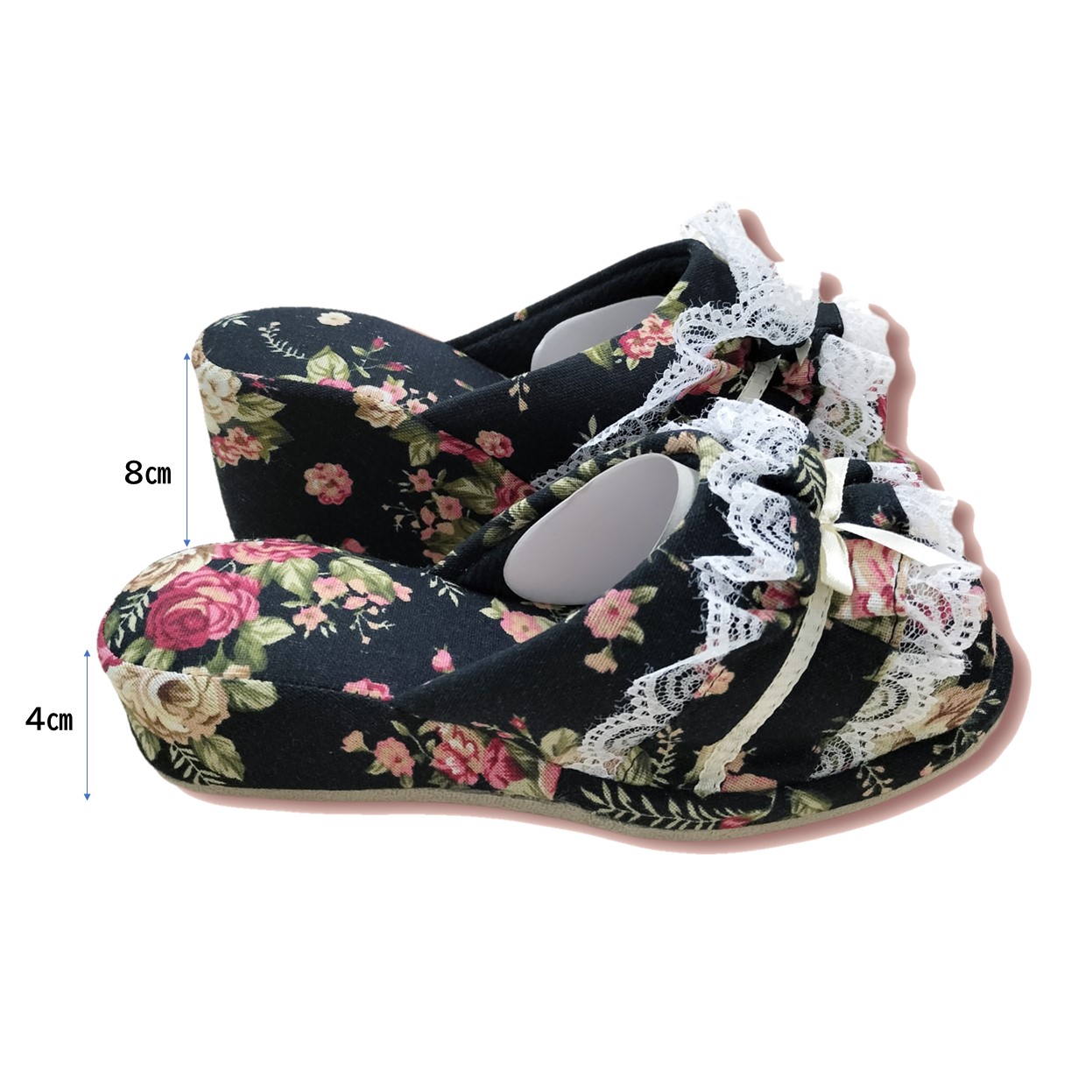花柄スリッパ | 薔薇雑貨とマットの卸販売