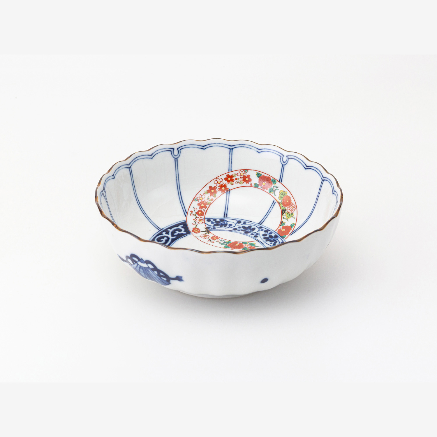 Price Gift｜染錦輪つなぎ 菊型大鉢｜西海陶器 | SAIKAI B-SHOP｜西海